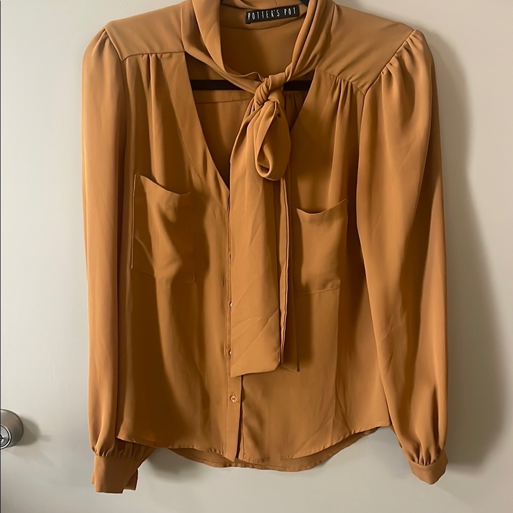 Potter's Pot Women's Mustard Blouse